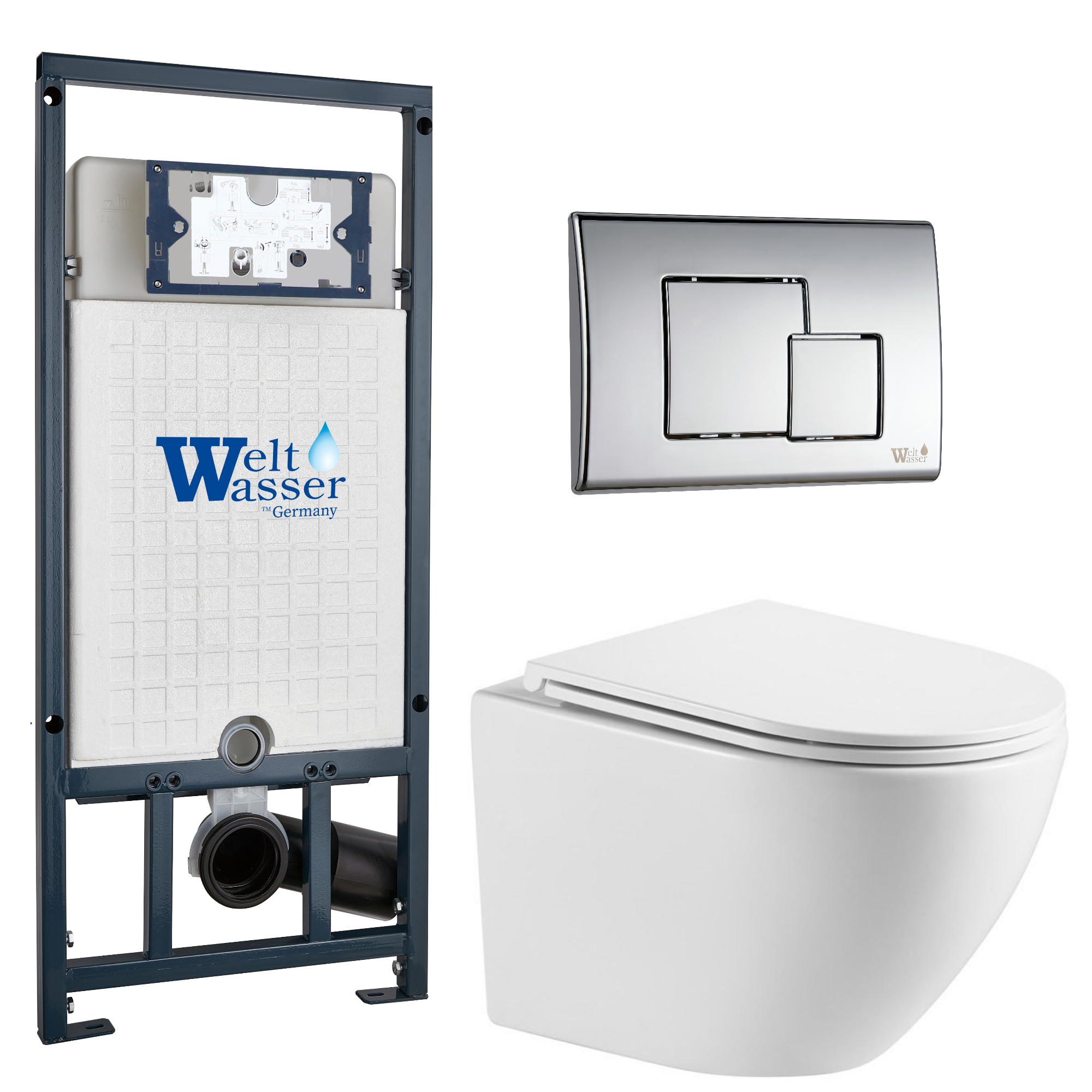 Комплект WeltWasser 10000010923 Merzbach 041 XL GL-WT + Marberg 507 + Marberg 507 SE