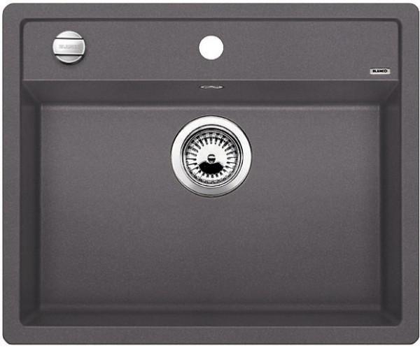 Врезная кухонная мойка Blanco DALAGO 6 SILGRANIT PuraDur темная скала