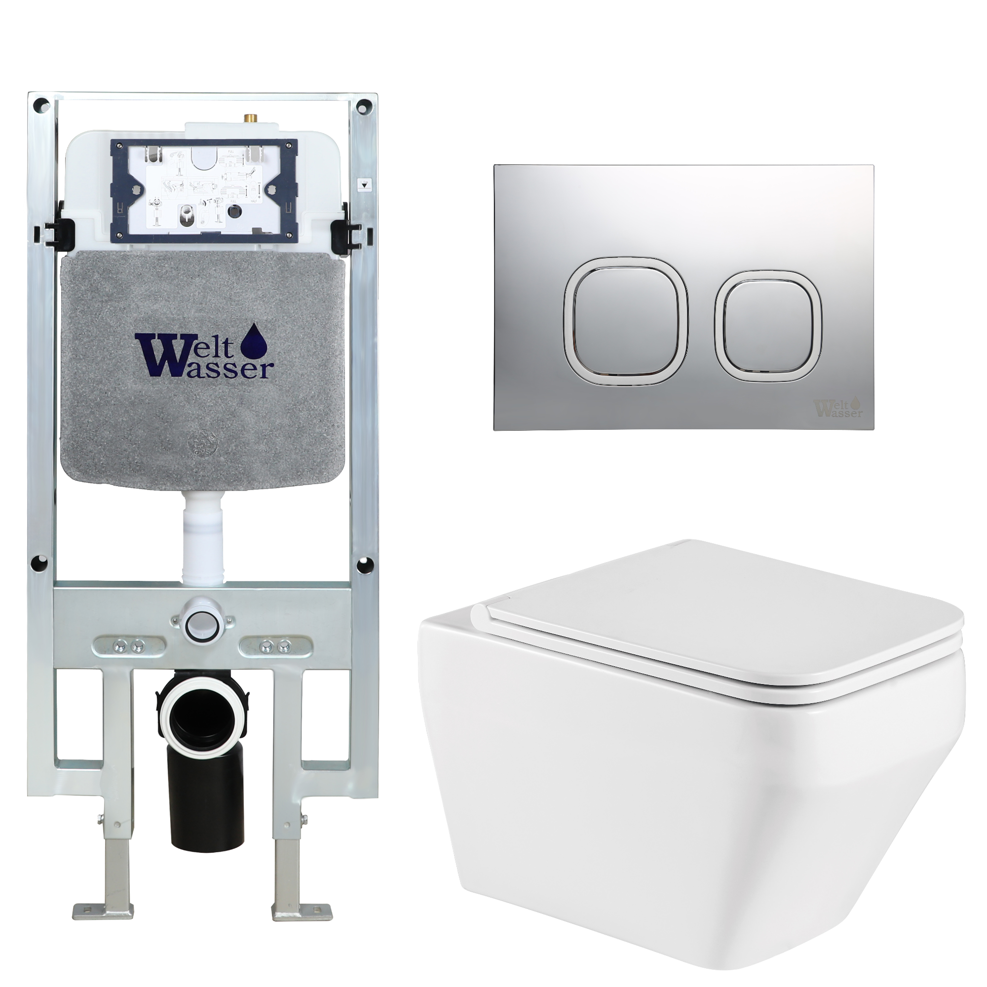 Комплект WeltWasser 10000011654 Hofbach 041 GL-WT + Amberg 497 ST + Amberg RD-MT CR