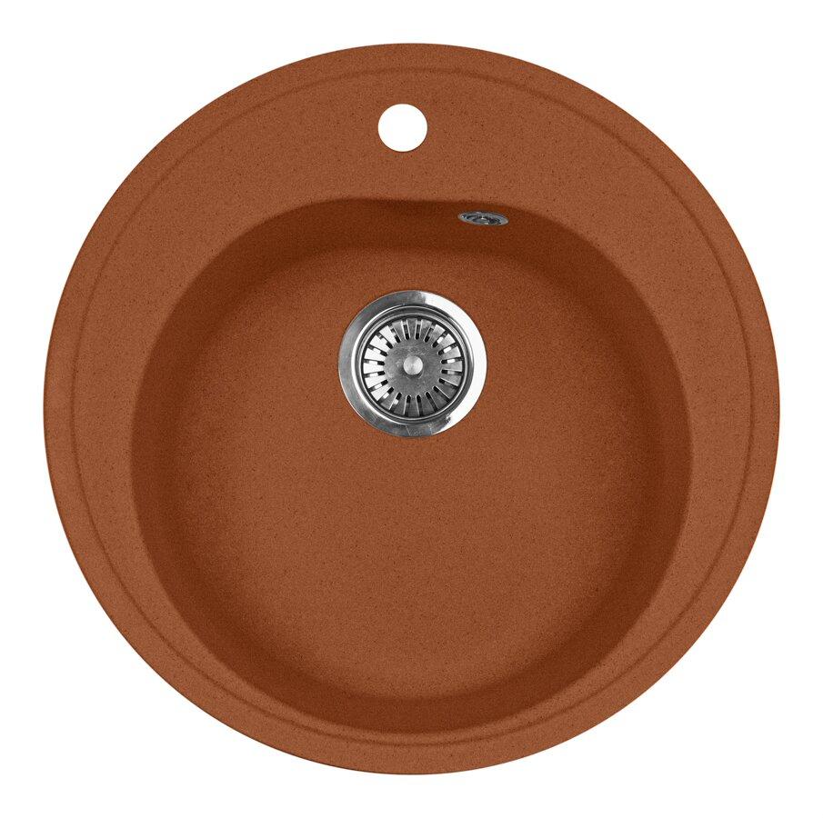Мойка кухонная AquaGranitEx M-08 (307) терракот