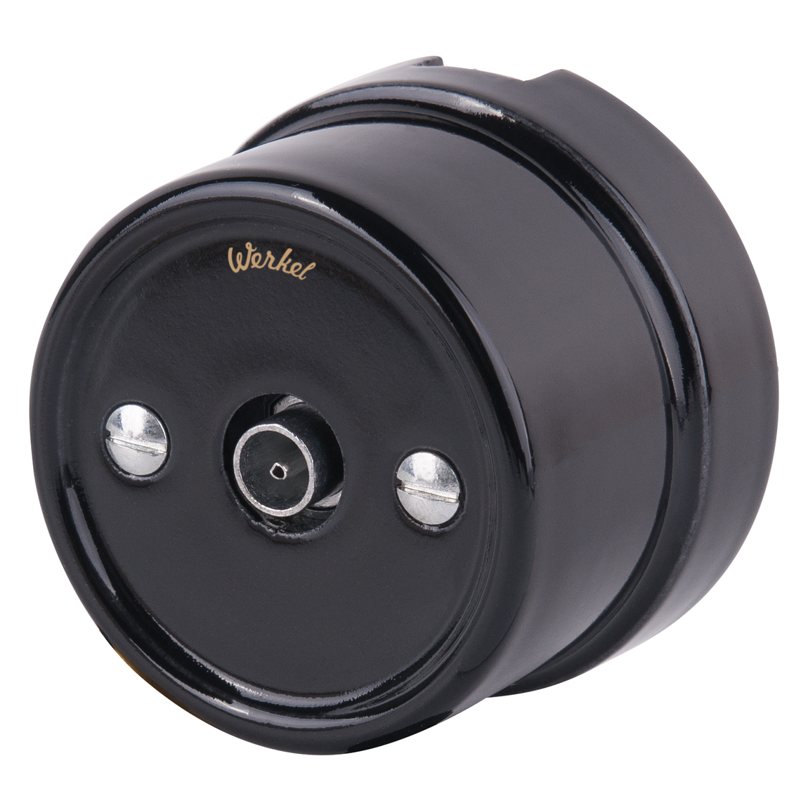 ТВ розетка черный ретро Werkel WL18-02-05