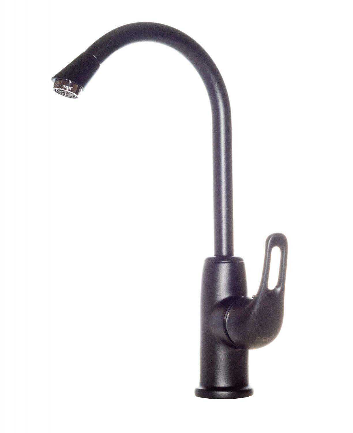 Смеситель для кухни (мойки) D&K Rhein.Eucharius DA1372425 черный