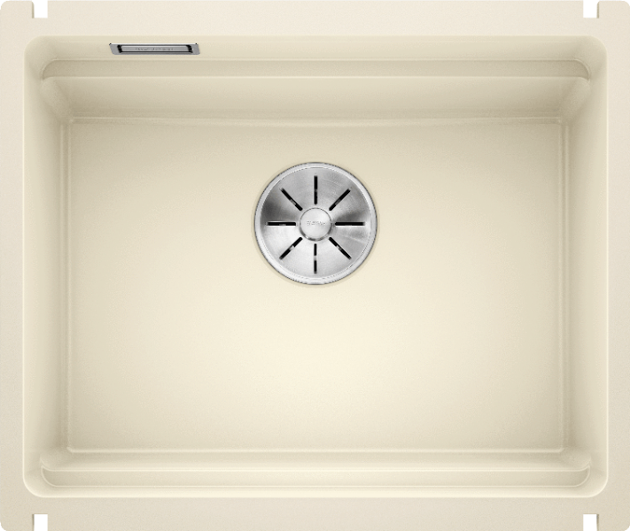 Врезная кухонная мойка Blanco BLANCO ETAGON 500-U керамика PuraPlus глянцевый магнолия