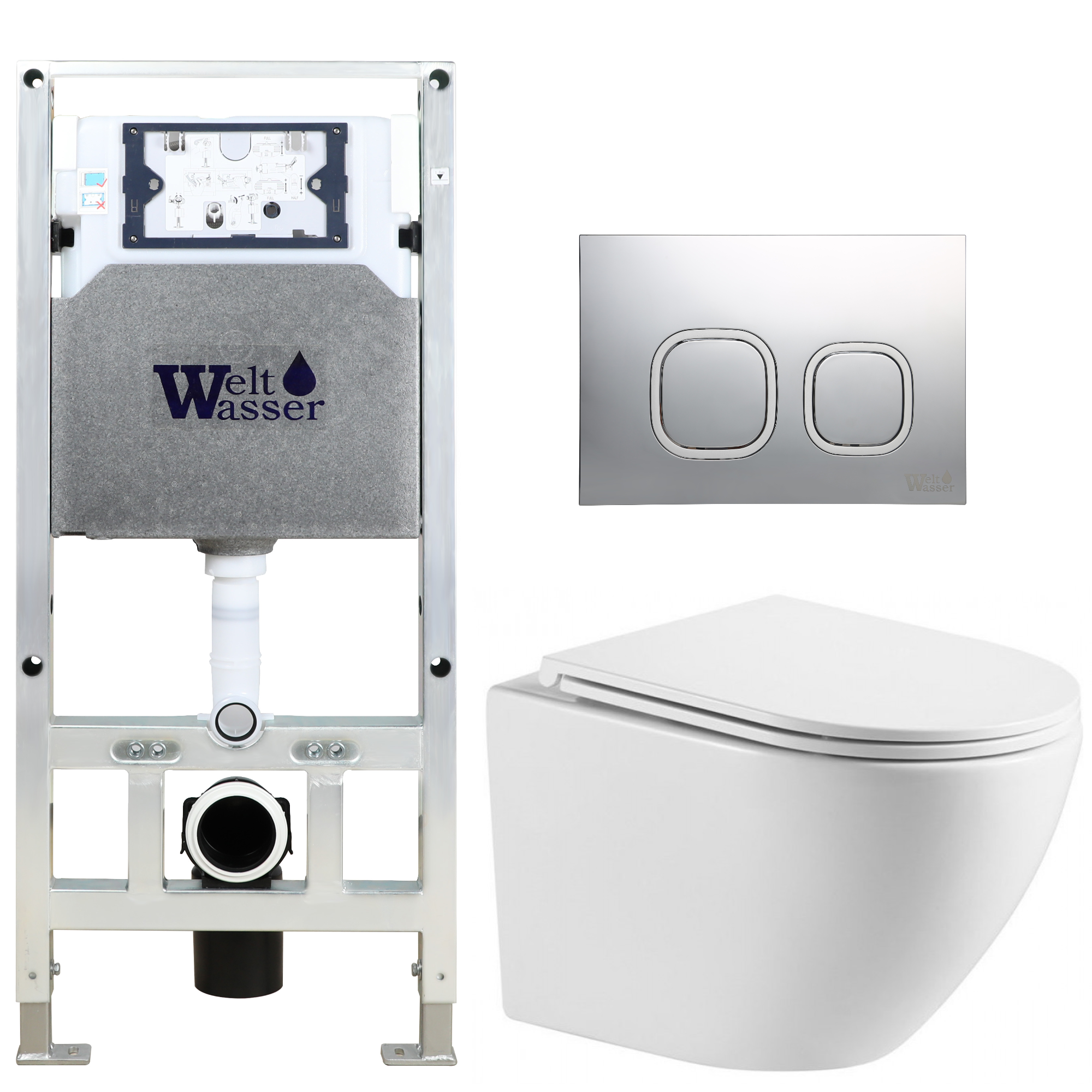 Комплект WeltWasser 10000011426 Merzbach 043 MT-WT + Amberg 506 ST + Amberg RD-CR