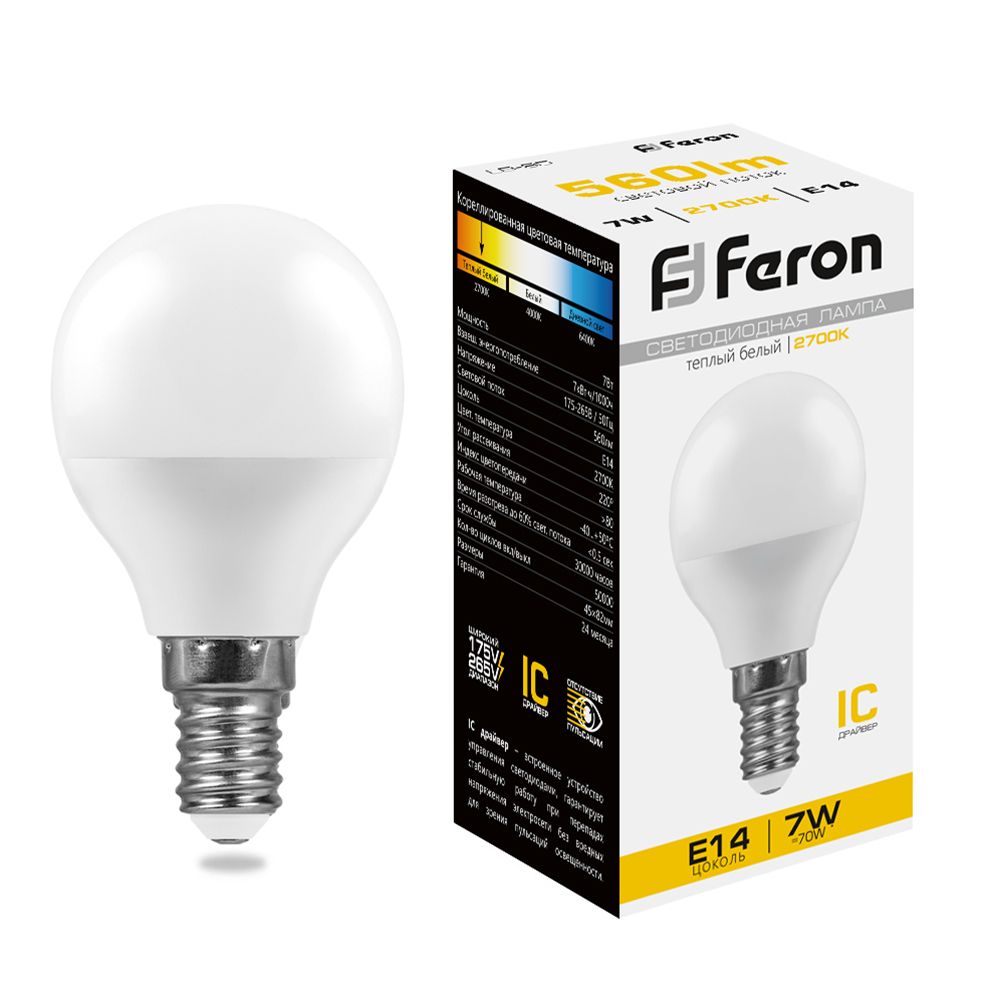 Лампа светодиодная Feron LB-95 25478