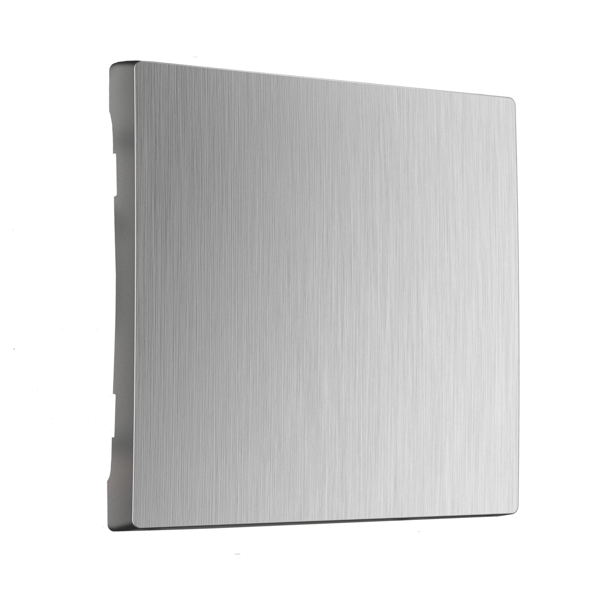 Клавиша для выключателя перекрестного серебряный рифленый Werkel W1119009