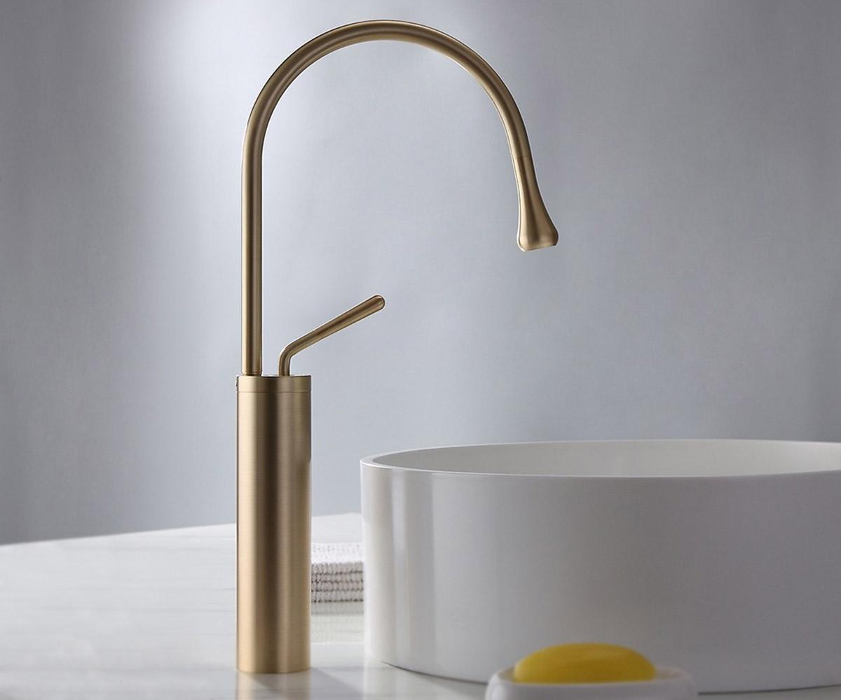 Смеситель для раковины-чаши Bronze de Luxe Scandi 9015BR