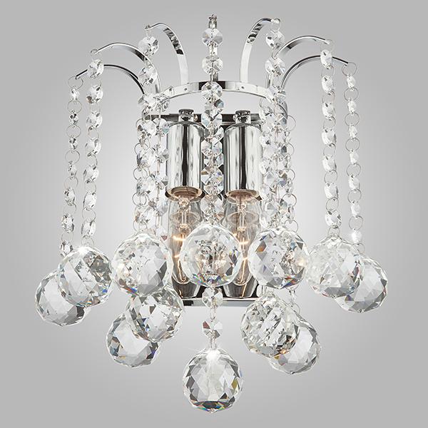 Бра с хрусталем Eurosvet 3299/2 хром