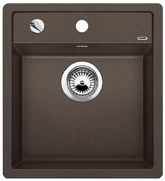 Врезная кухонная мойка Blanco DALAGO 45 SILGRANIT PuraDur кофе