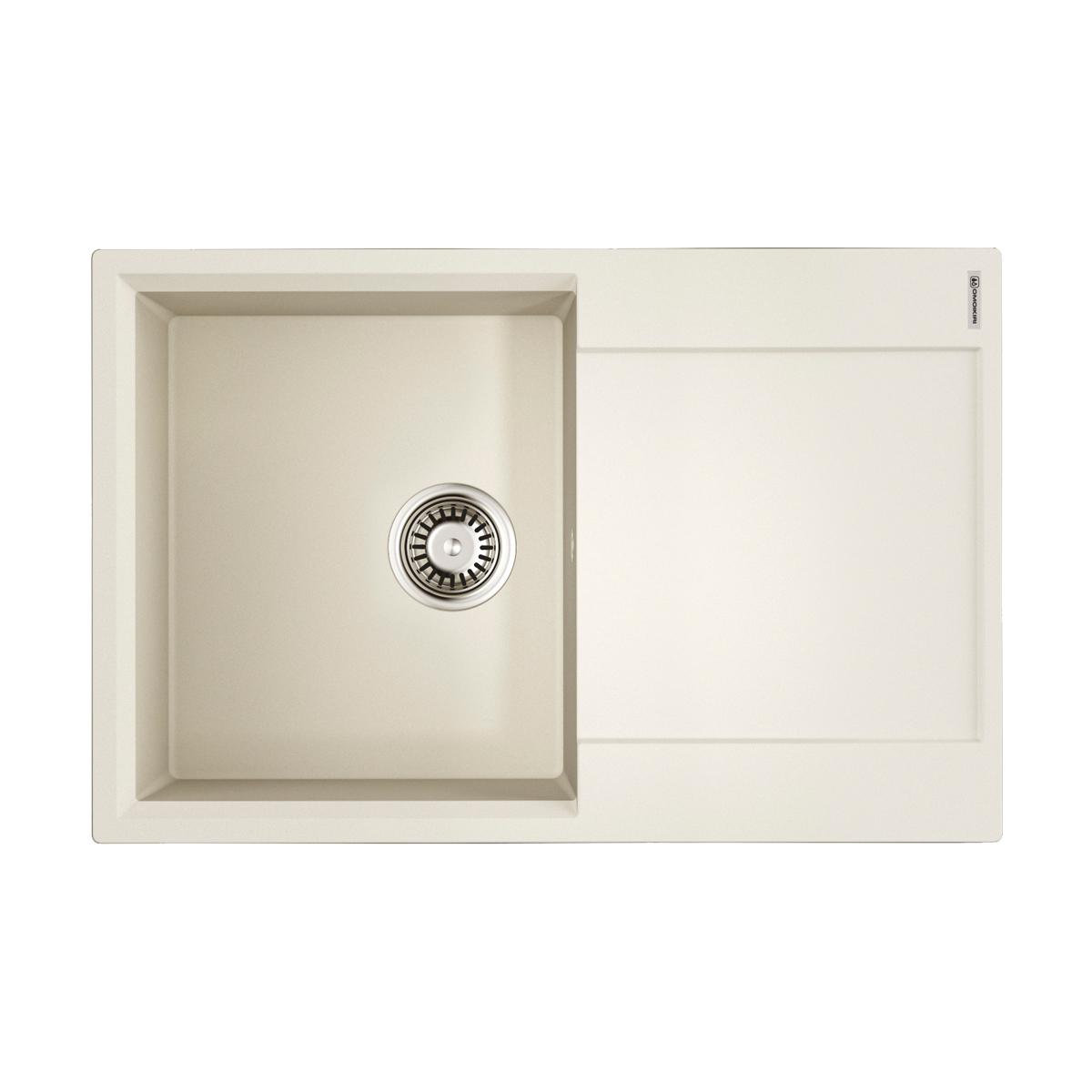 Врезная кухонная мойка Omoikiri Daisen 78-PA пастила 4993323