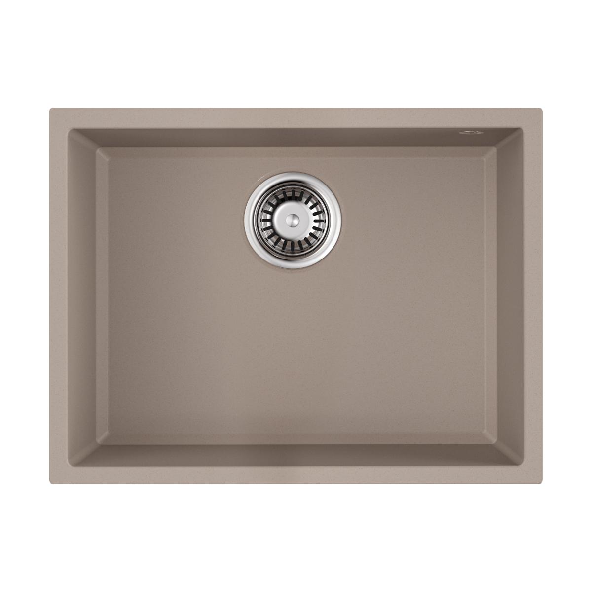 Врезная кухонная мойка Omoikiri Tedori 54-U-SA бежевый 4993990