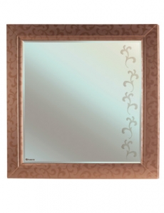 Зеркало Bellezza Маргарита-120 белое/бронза (пленка ПВХ)