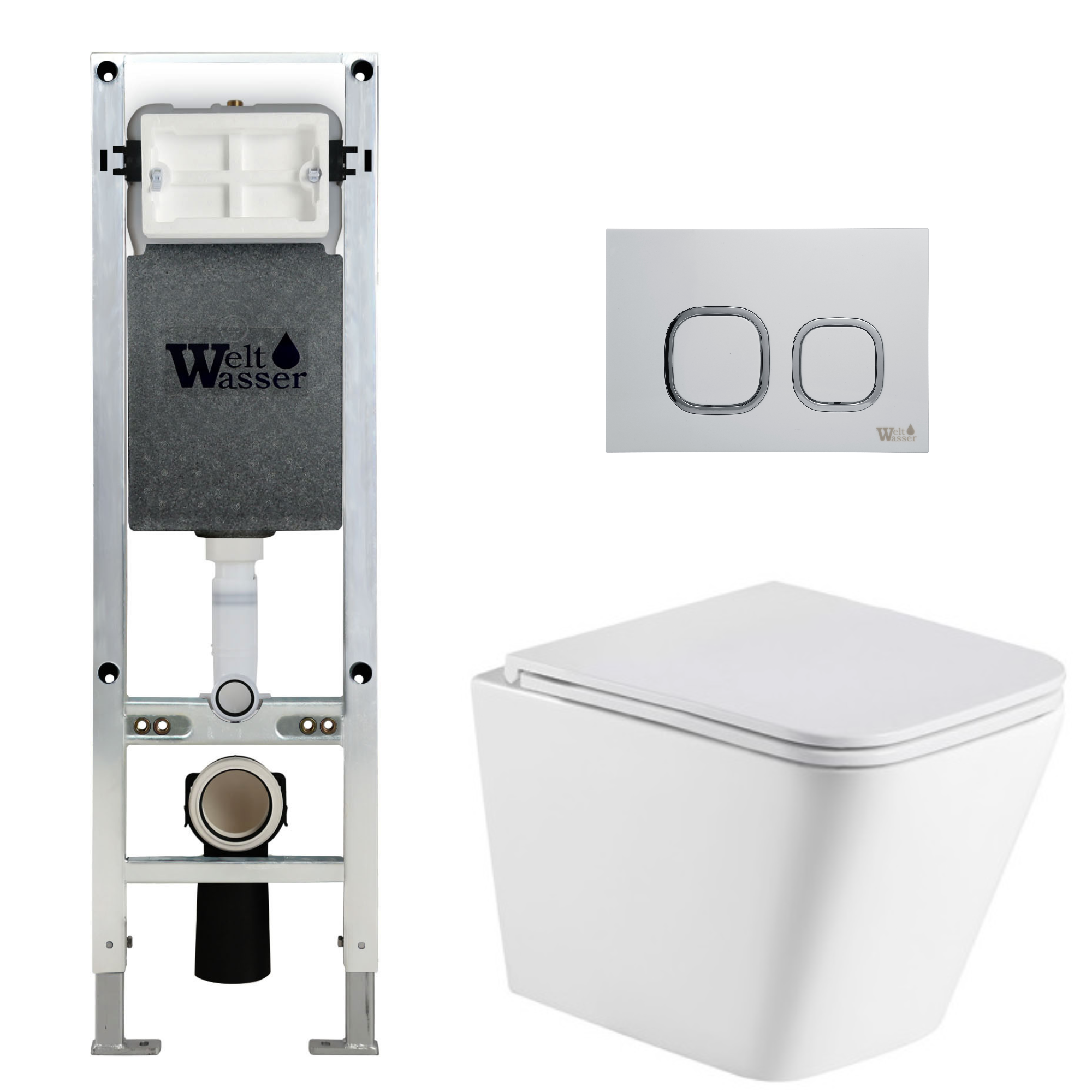 Комплект WeltWasser 10000011849 Gelbach 043 GL-WT + Amberg 350 ST + Amberg RD-WT