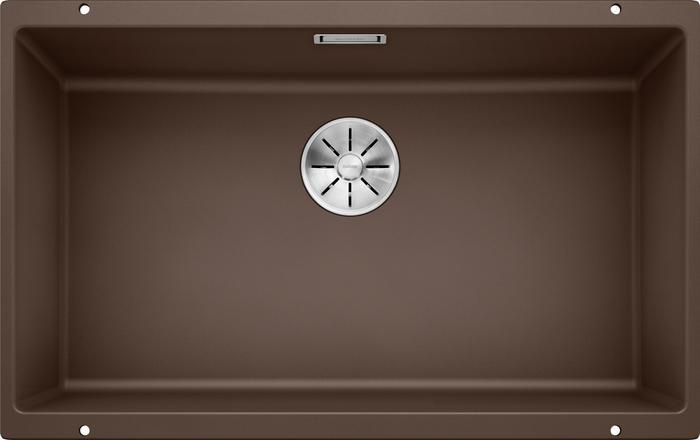 Врезная кухонная мойка Blanco SUBLINE 700-U SILGRANIT PuraDur кофе