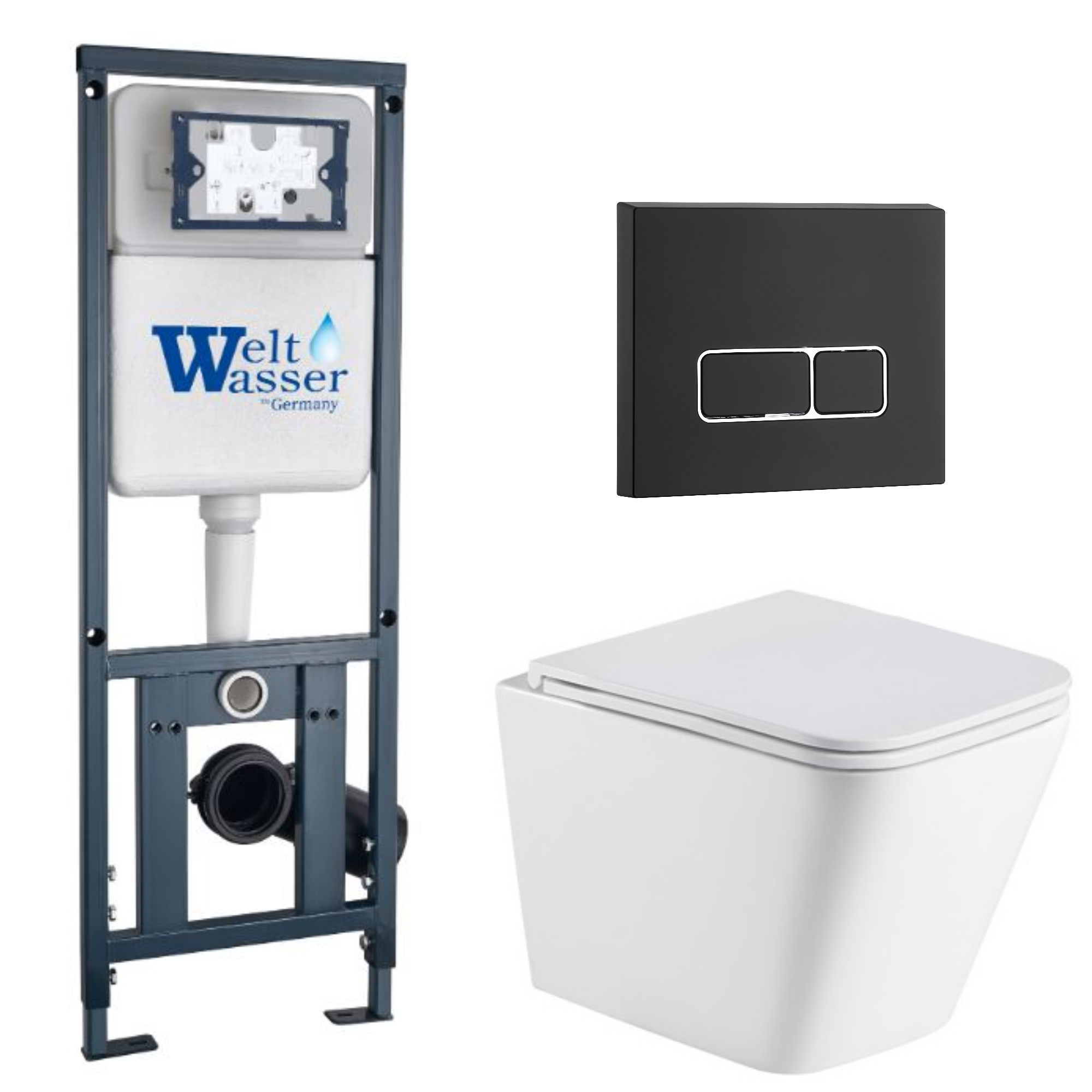 Комплект WeltWasser 10000011916 Gelbach 043 MT-WT + Marberg 410 + Marberg 410 SE MT-BL