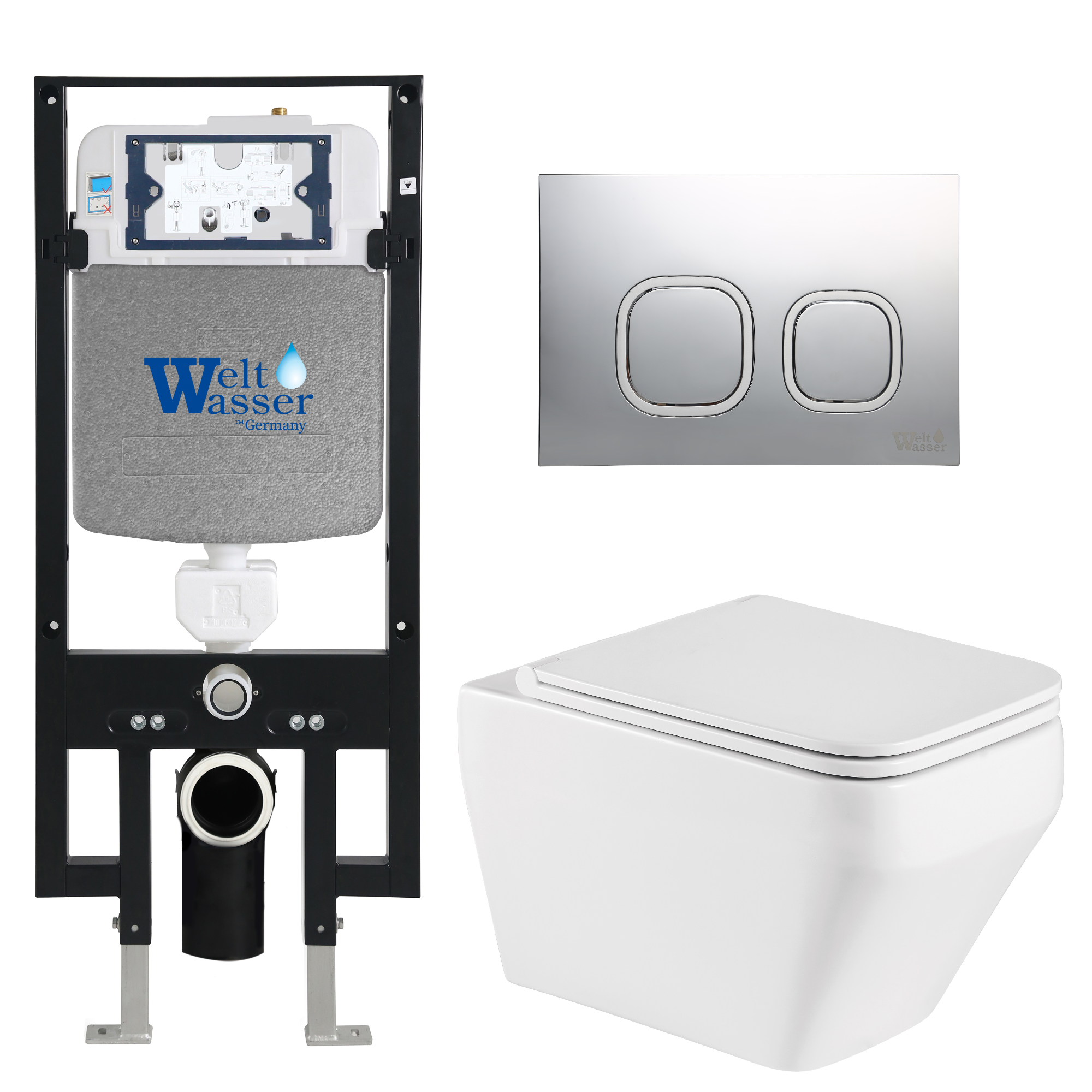 Комплект WeltWasser 10000011650 Hofbach 041 GL-WT + Amberg 497 + Amberg RD-WT