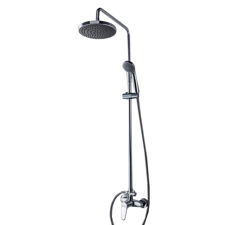 Душевая стойка со смесителем для душа Bravat Eco F9111147C-A-RUS хром
