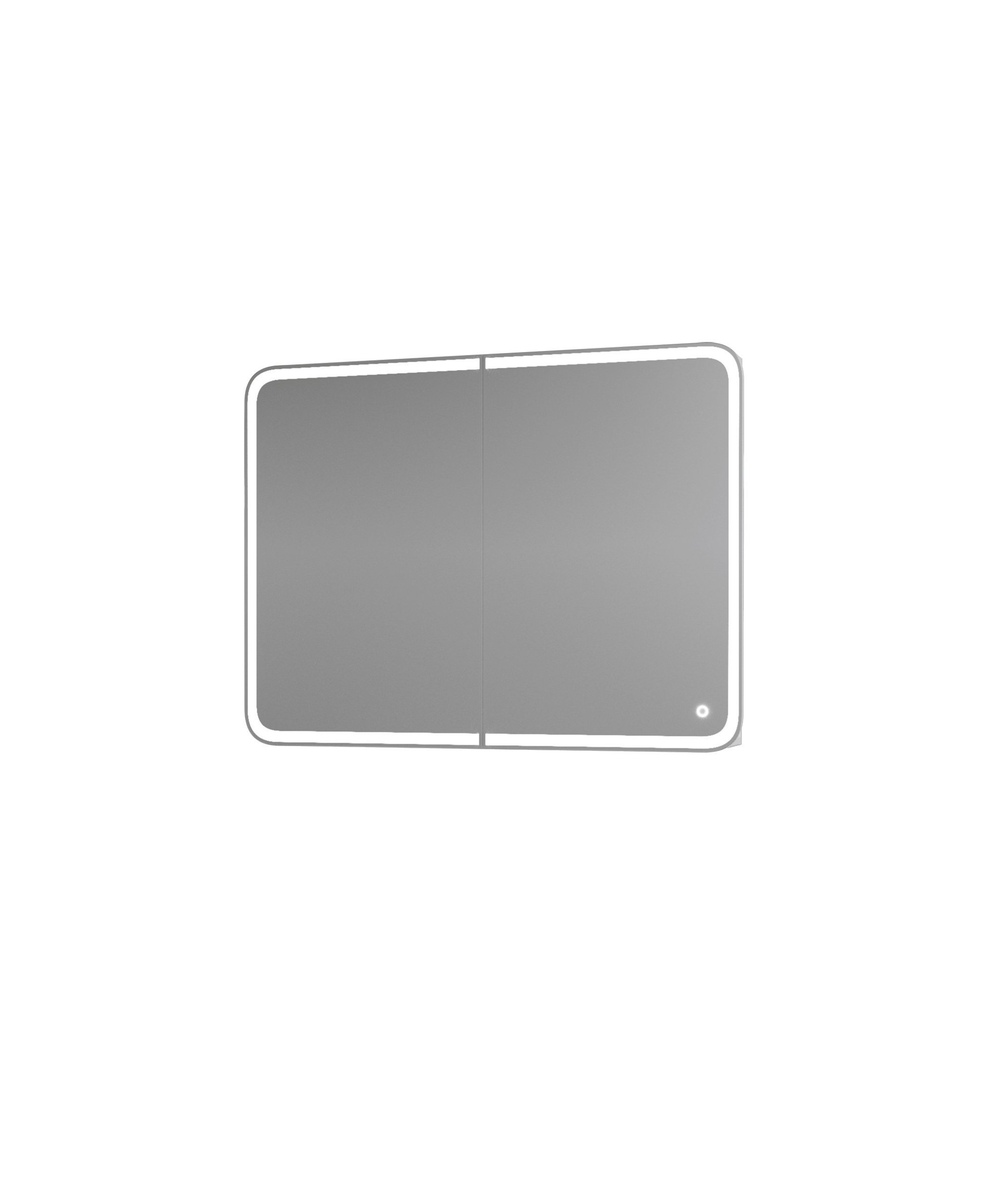 Шкаф-зеркало Grossman Адель-90 см 209004 с LED подсветкой