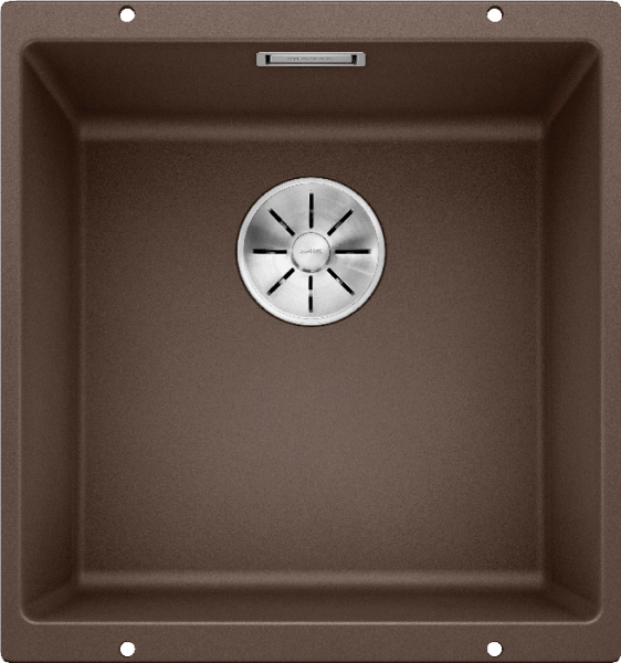 Врезная кухонная мойка Blanco SUBLINE 400-U SILGRANIT PuraDur кофе