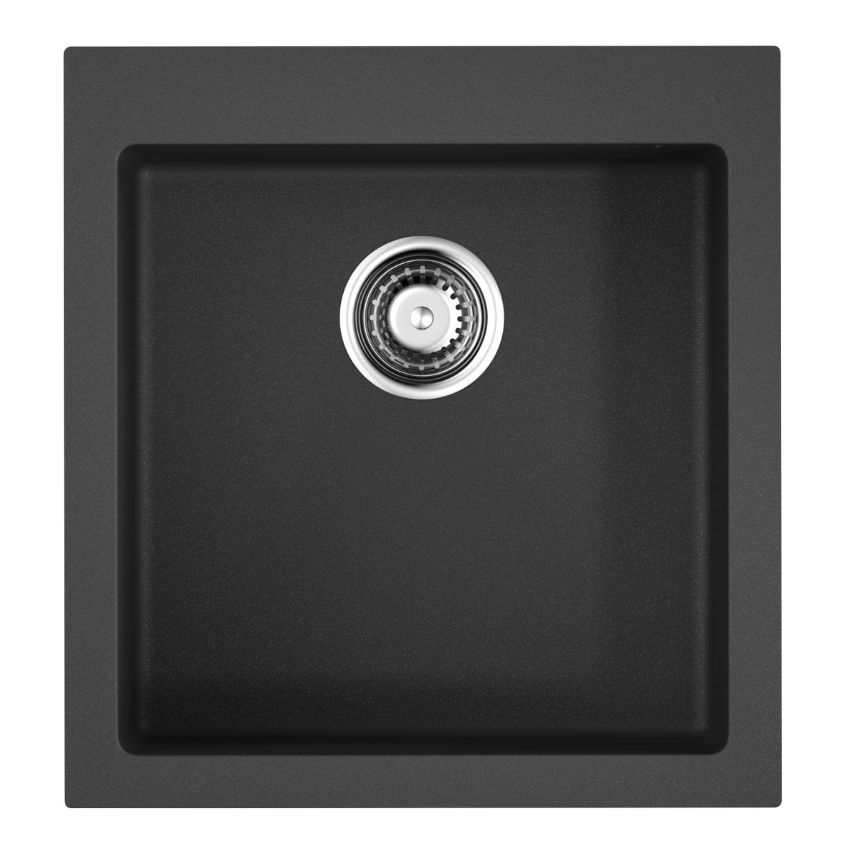Врезная кухонная мойка Omoikiri Bosen 47-BL черный 4993586