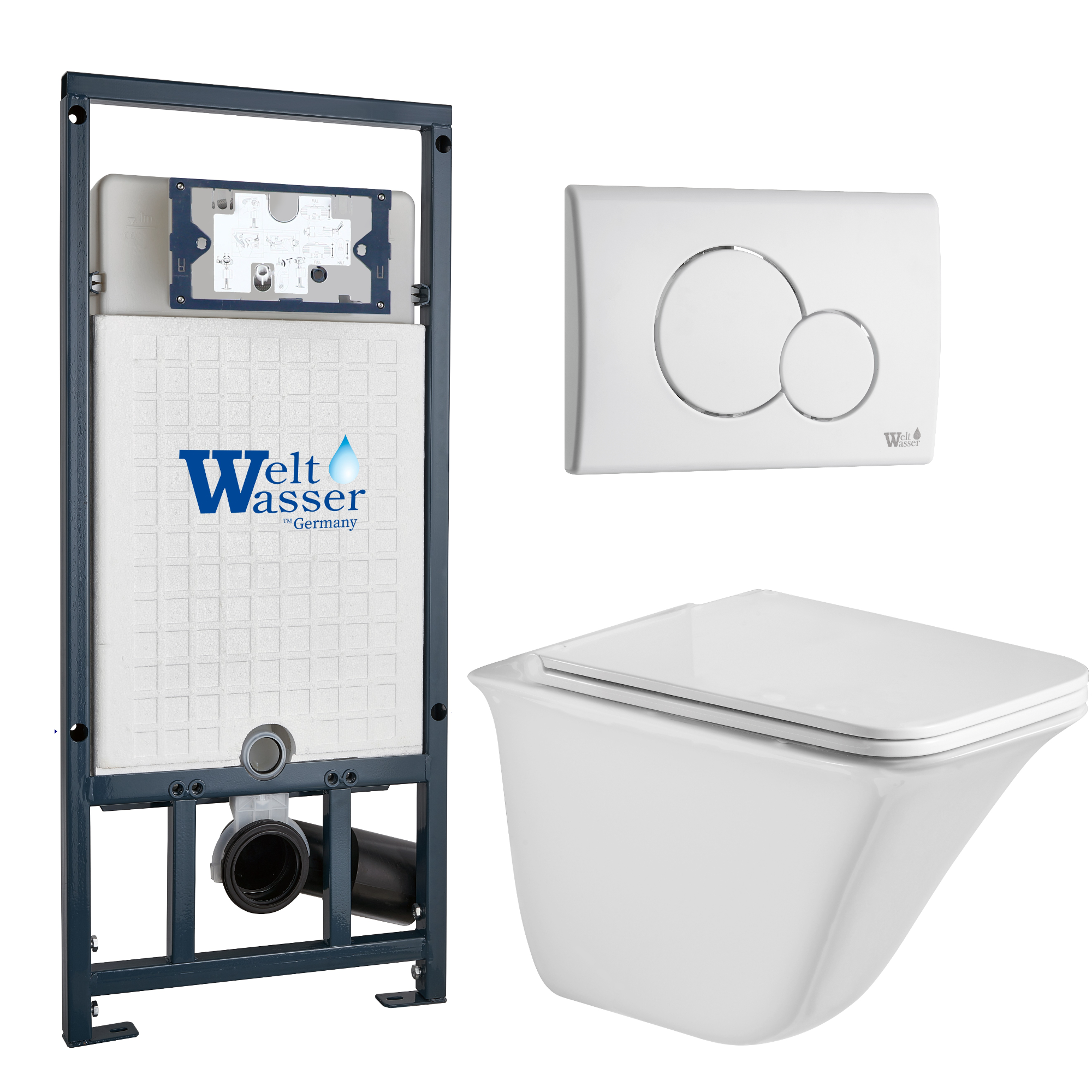 Комплект WeltWasser 10000010978 Rotbach 004 GL-WT + Marberg 507 + Marberg 507 RD GL-WT