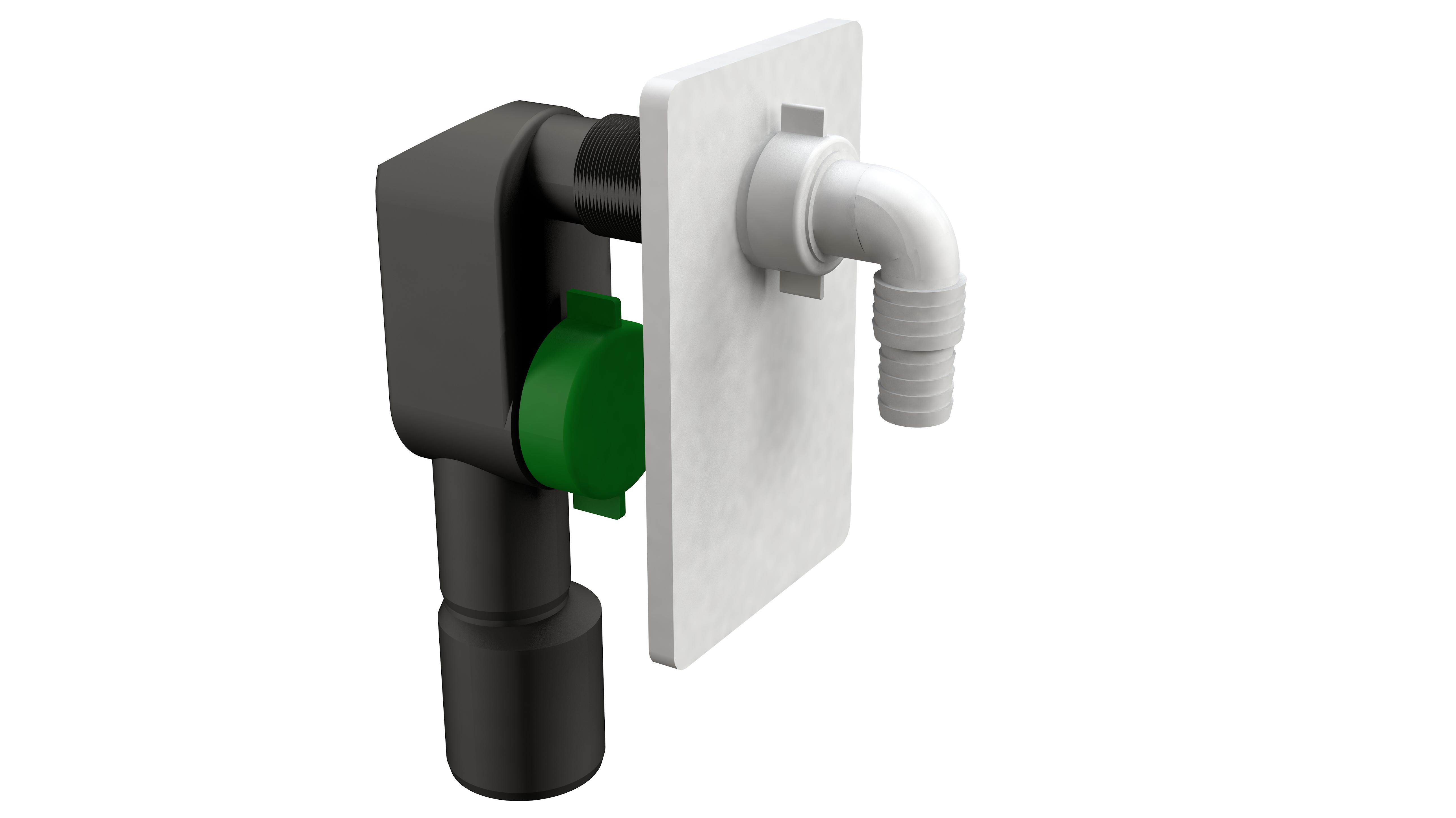 Cифон для стиральной и посудомоечной машины под штукатурку Bonomini 3200EC50B9WZ