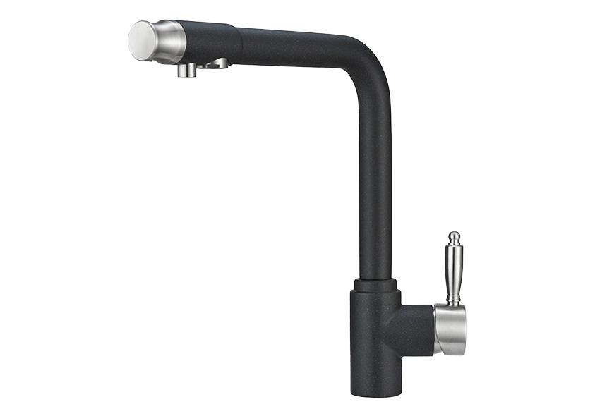 Смеситель для кухни (мойки) Granula 2301 черный