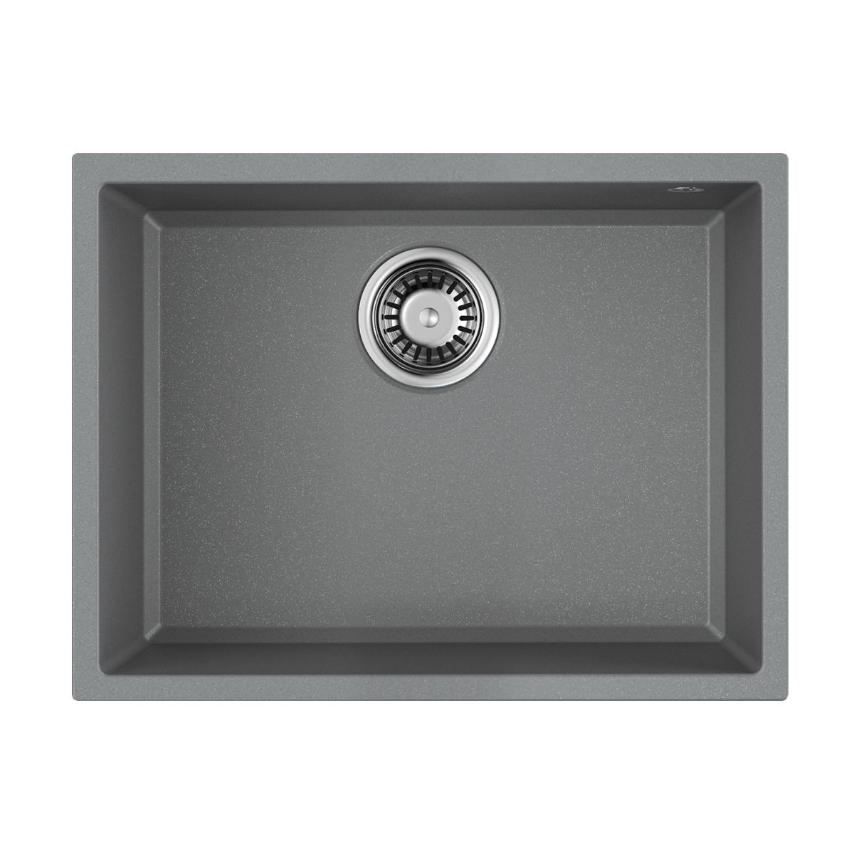 Врезная кухонная мойка Omoikiri Tedori 54-U-GR leningrad grey 4993540