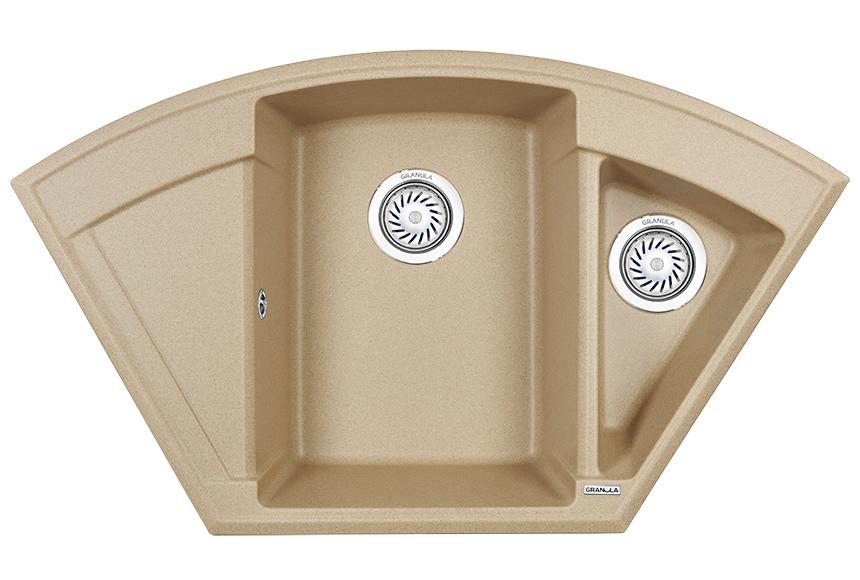 Врезная кухонная мойка Granula 9001 песок
