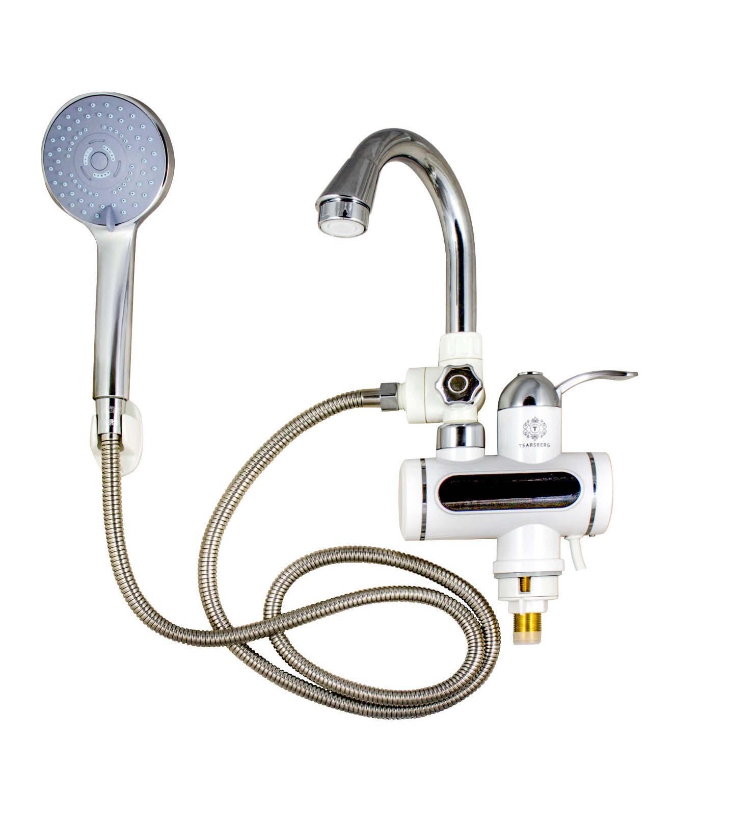 Проточный водонагреватель с душем Tsarsberg электрический TSB-WH1526
