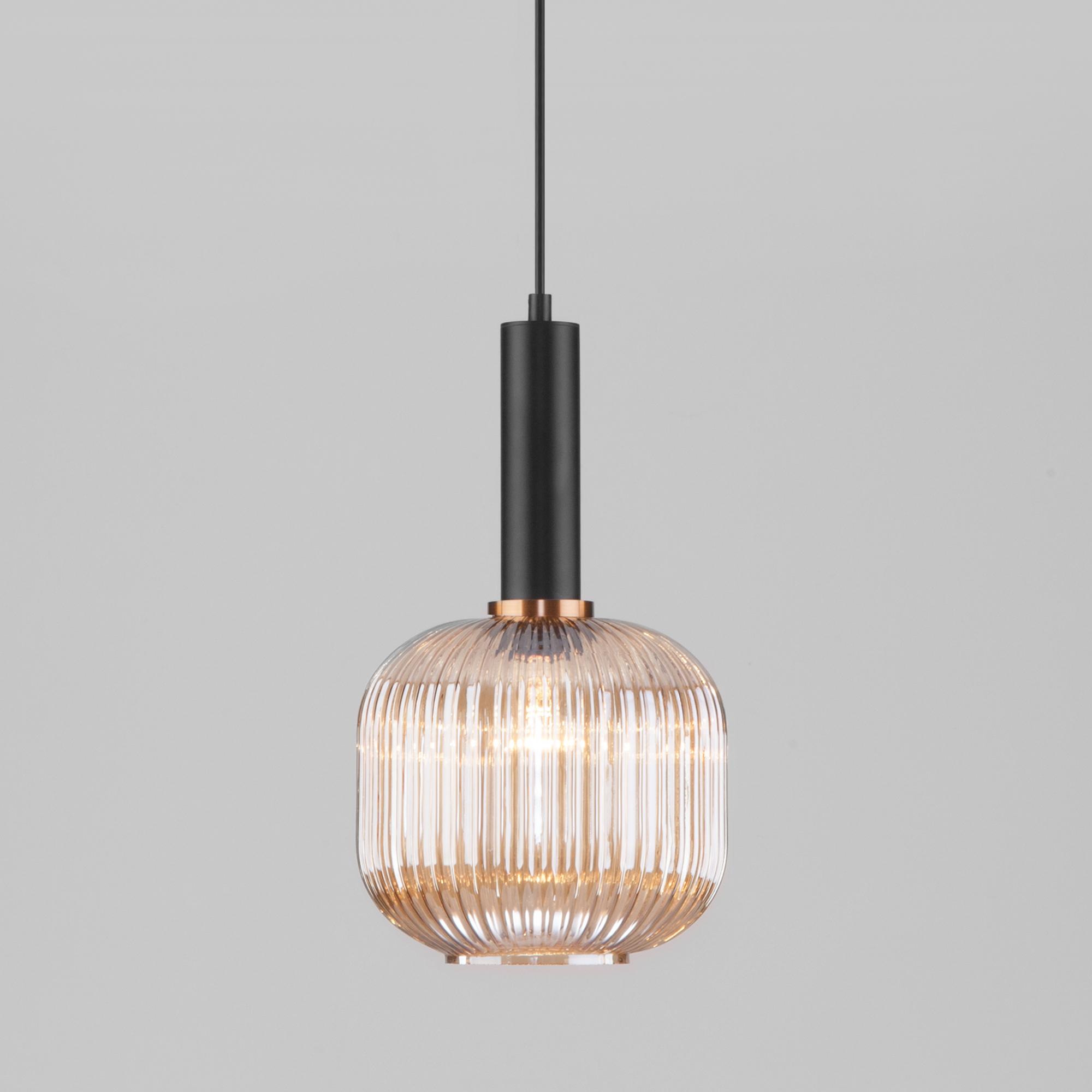 Подвесной светильник Eurosvet  50182/1 янтарь