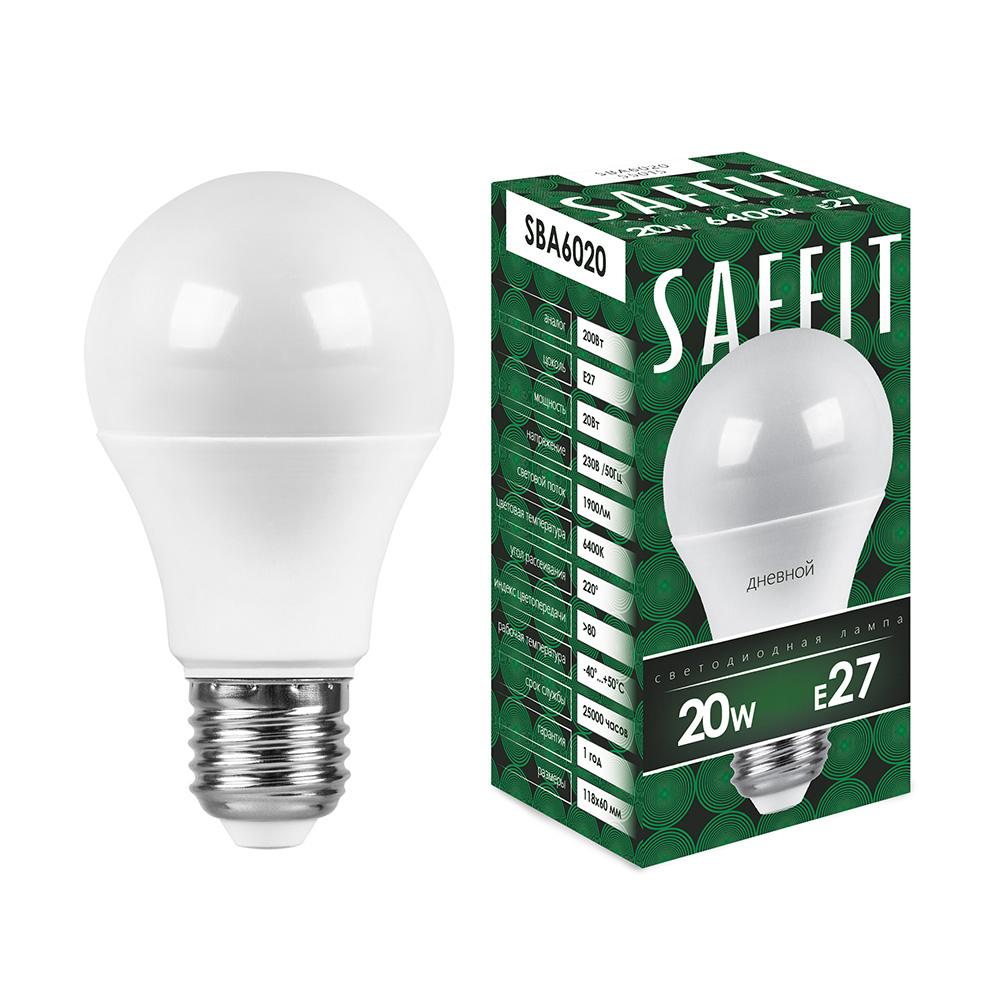 Лампа светодиодная Saffit SBA6020 55015