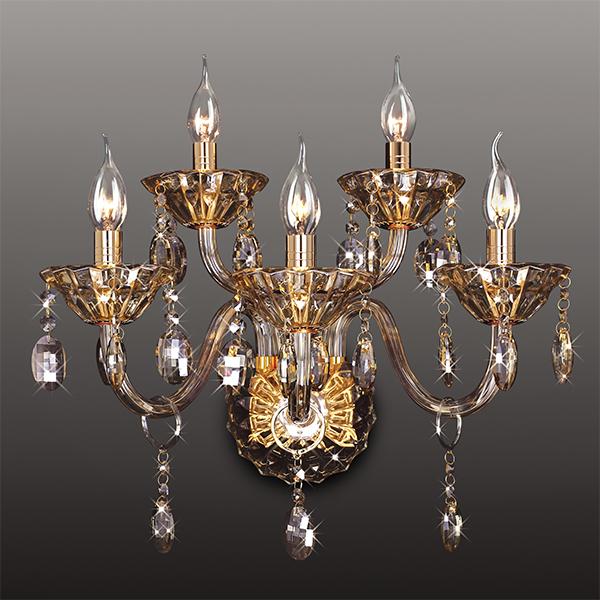 Хрустальное бра Bogate's 256/5 золото