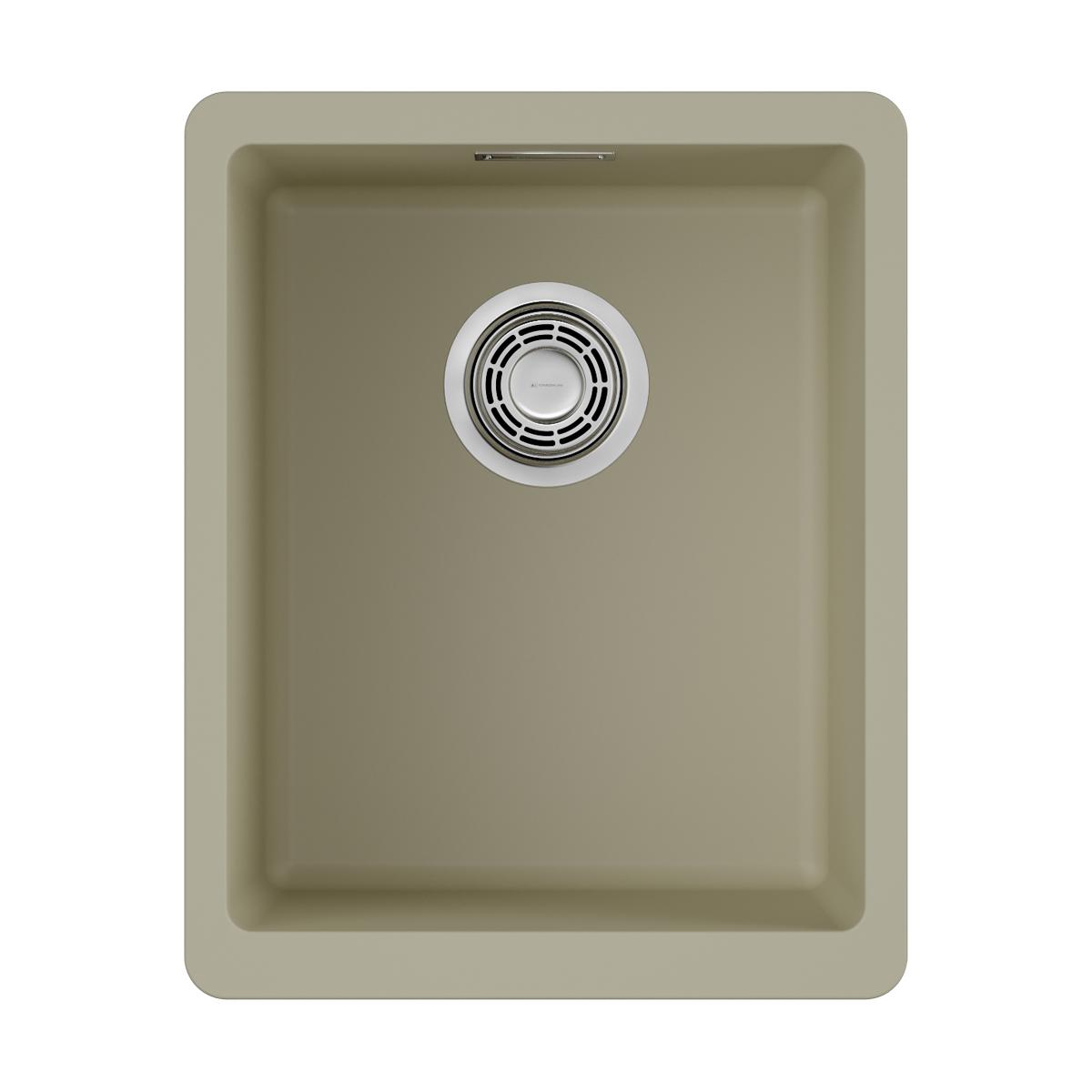 Врезная кухонная мойка Omoikiri Kata 34-U-BE ваниль 4993380