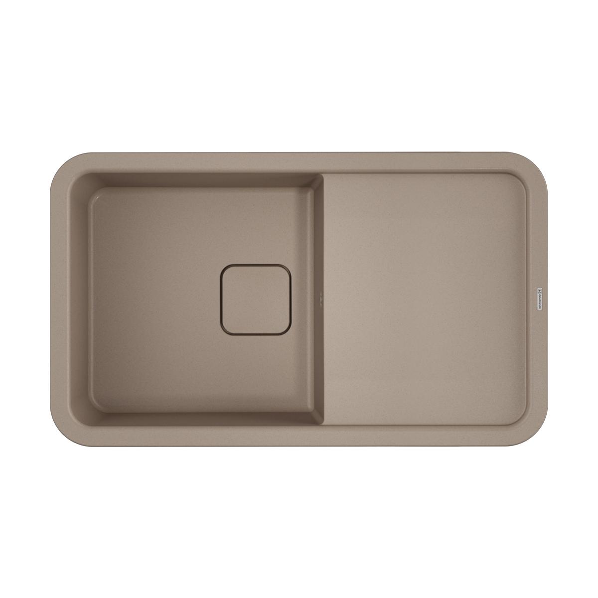 Врезная кухонная мойка Omoikiri Tasogare 86-SA бежевый 4993470