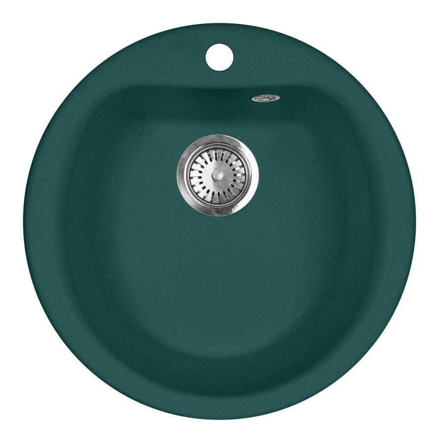 Мойка кухонная AquaGranitEx M-07 (305) зеленый