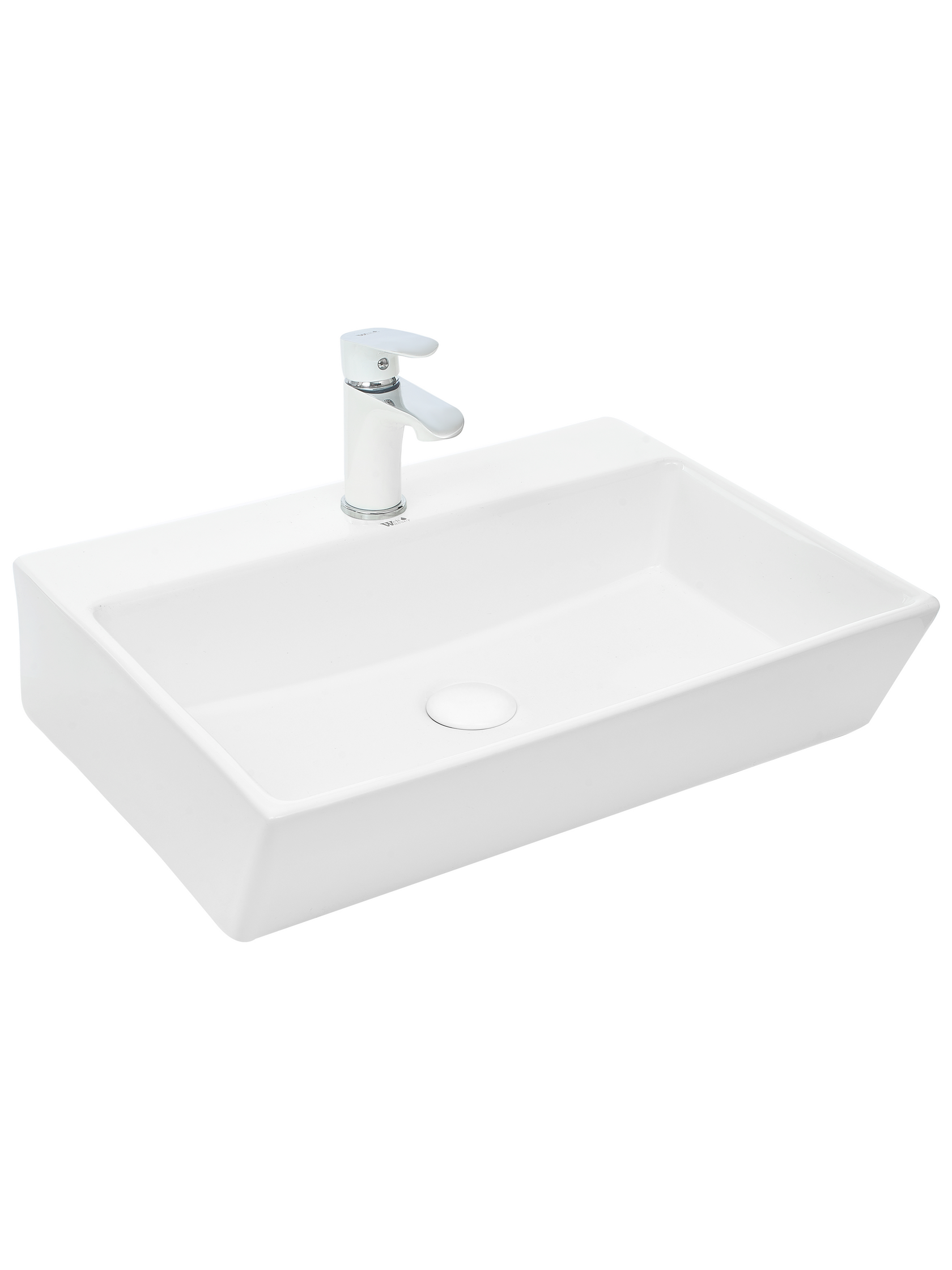 Раковина накладная WeltWasser 56.5/42.5/14 WW Elbach 20212 10000003864 белая