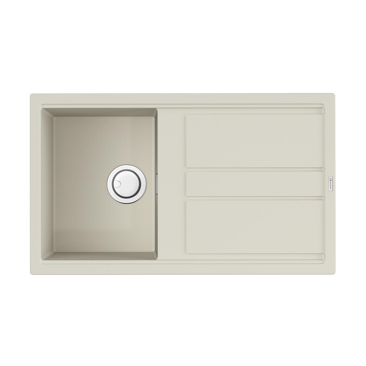 Врезная кухонная мойка Omoikiri Kitagawa 86-WH белый 4993493