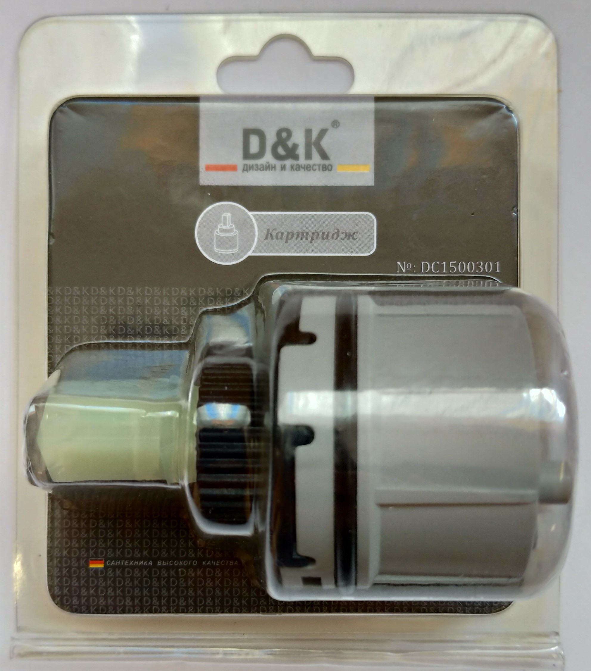 Картридж D&K 38/5 мм полукруглый шток KX1060AB OLD