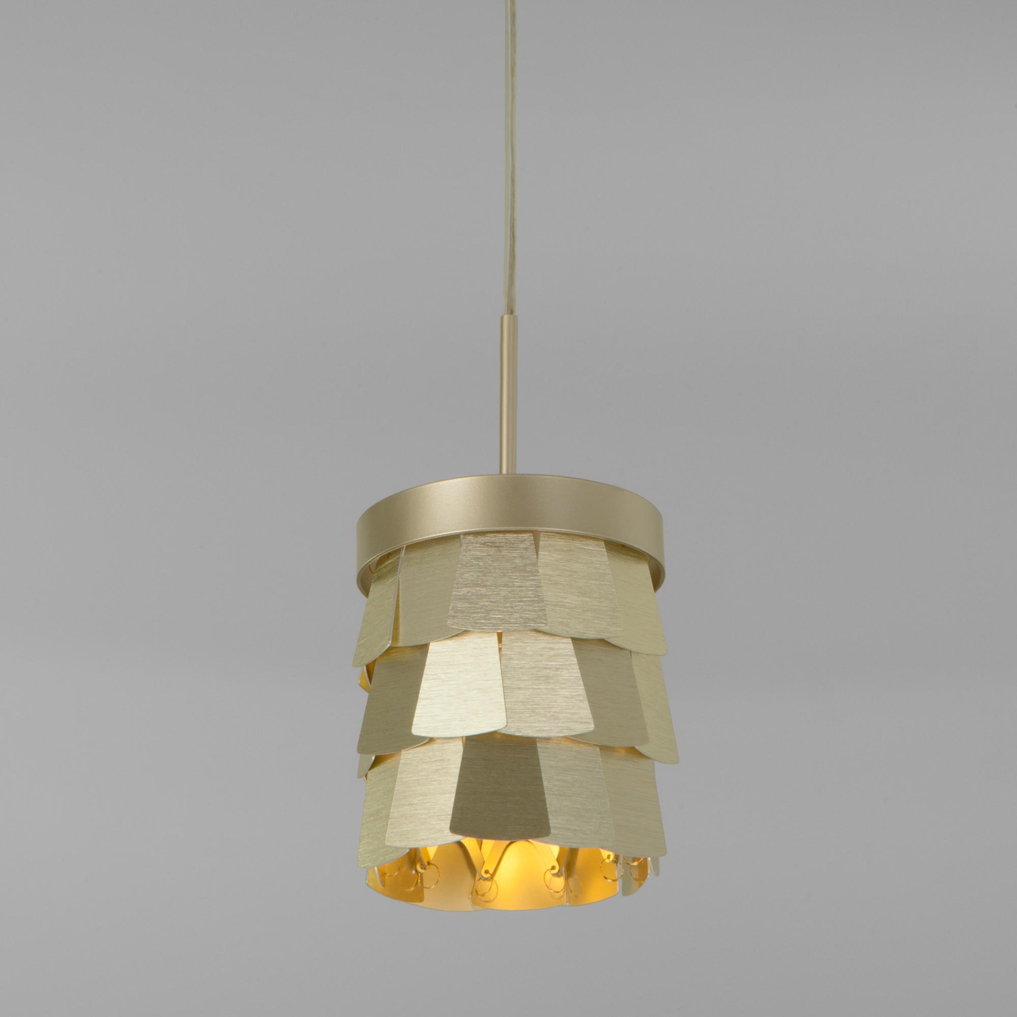 Подвесной светильник с абажуром Bogate's 317/1 шампань