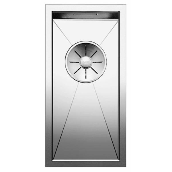 Врезная кухонная мойка Blanco ZEROX 180-U нержавеющая сталь