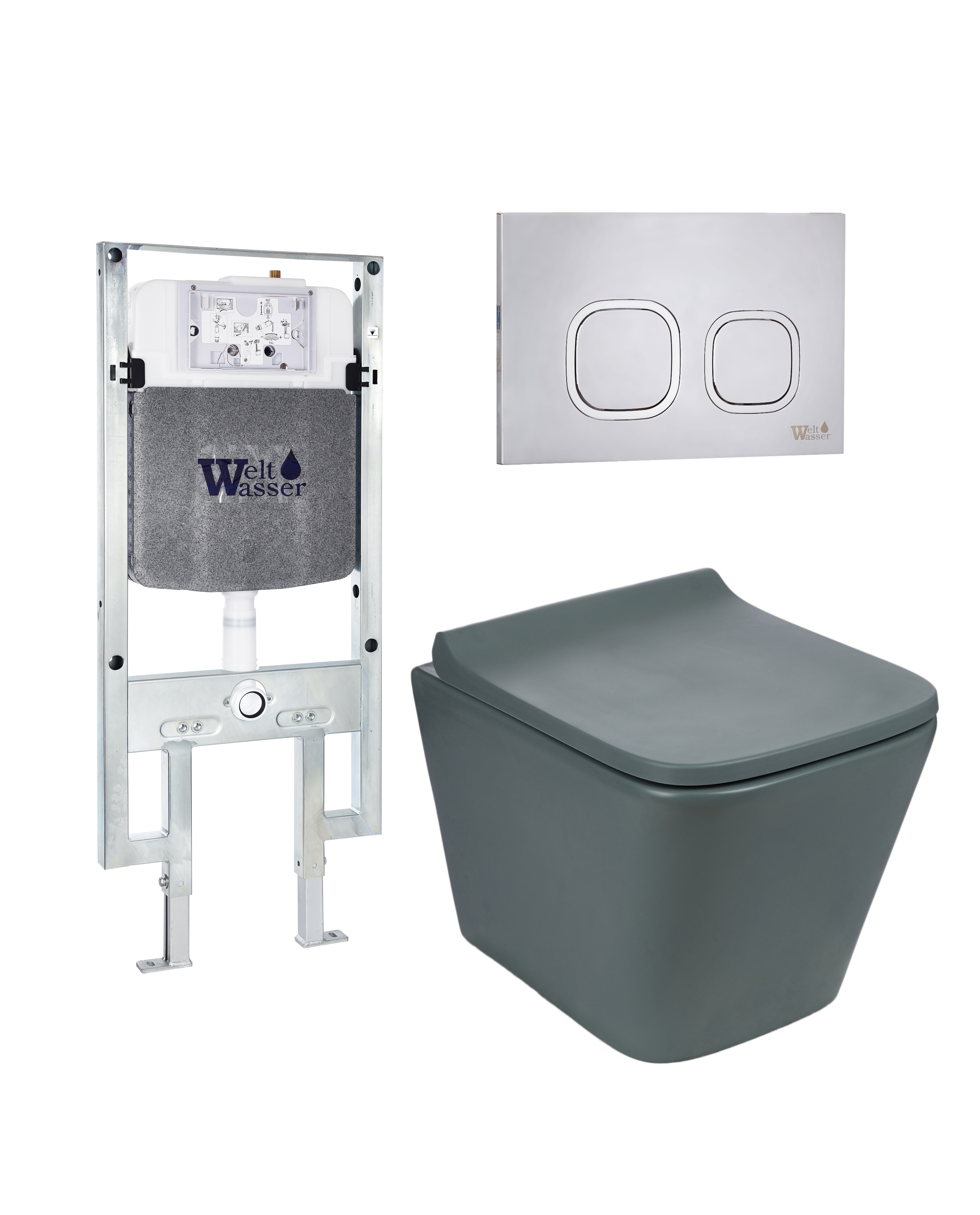 Комплект WeltWasser 10000010565 Gelbach 041 MT-GR + Amberg 497 ST + Amberg RD-MT CR