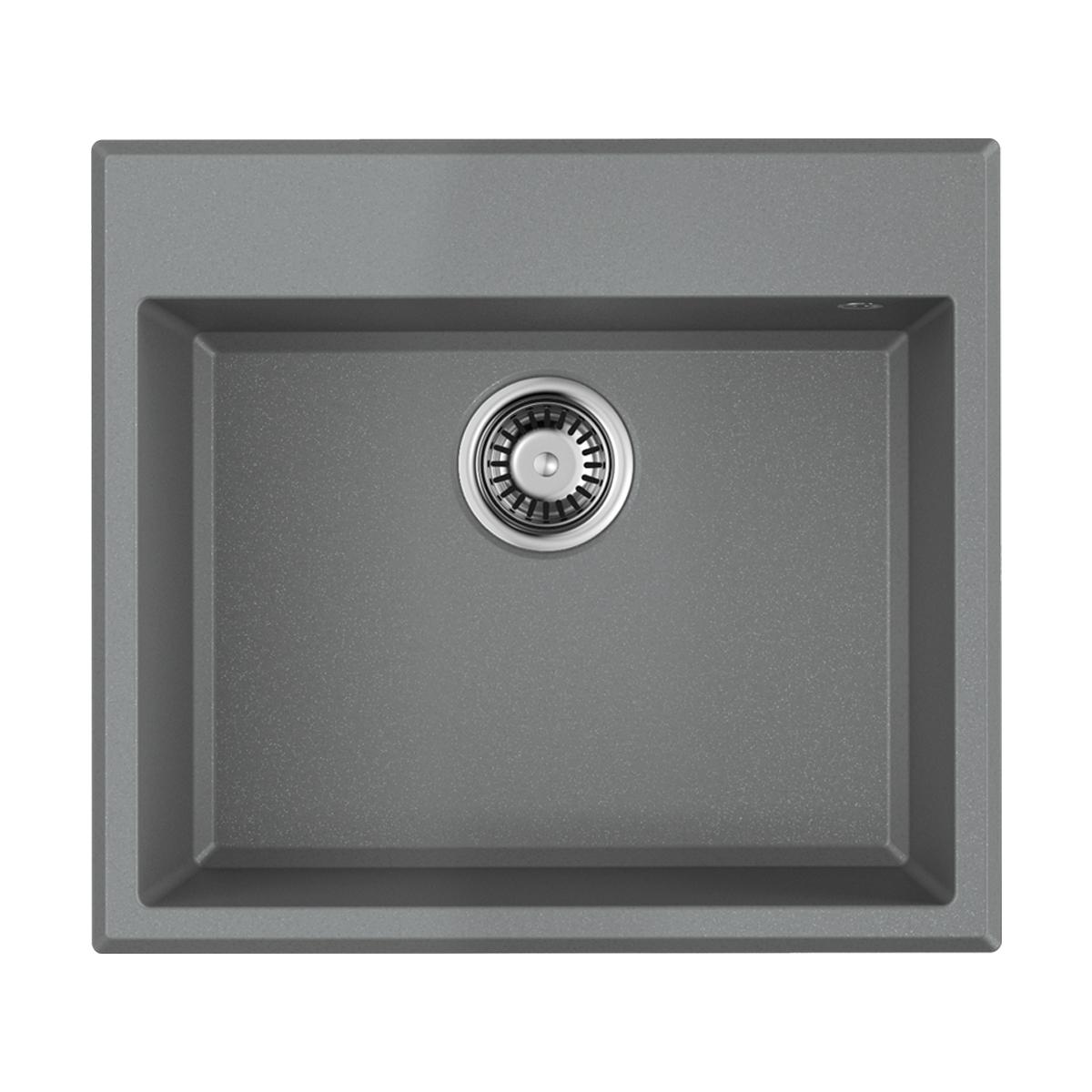 Врезная кухонная мойка Omoikiri Tedori 57-GR leningrad grey 4993566
