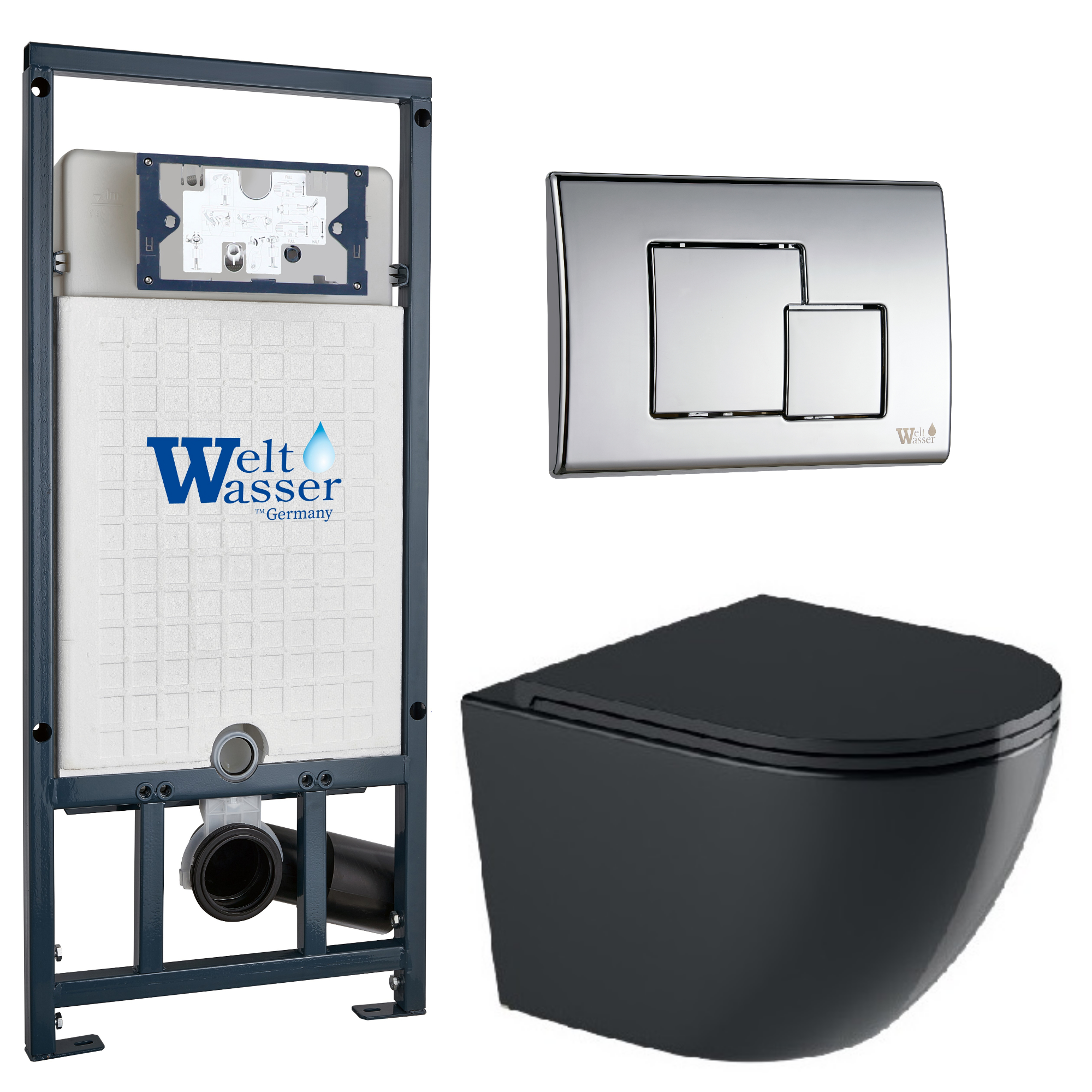 Комплект WeltWasser 10000012206 Merzbach 043 GL-BL + Marberg 507 + Marberg 507 SE-CR