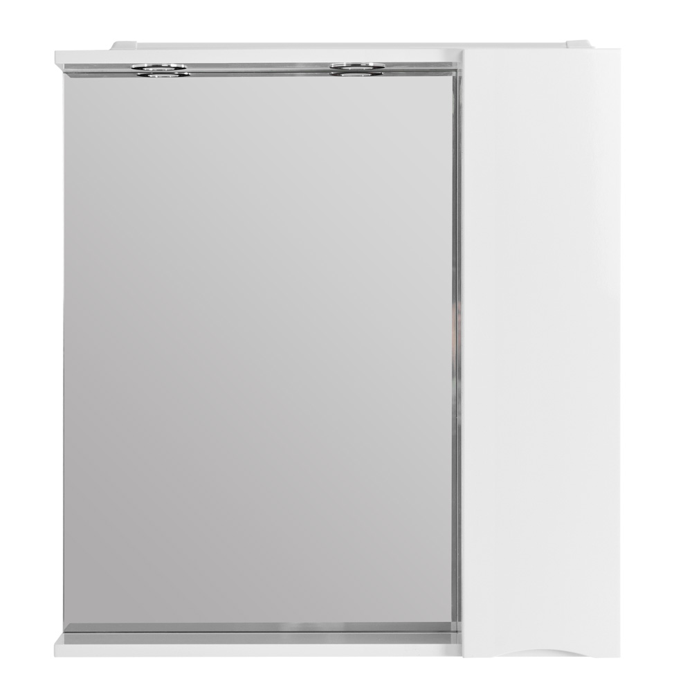 Шкаф зеркальный правосторонний, BelBagno Marino 700х150х750, Bianco Lucido, MARINO-SPC-700/750-1A-BL-P-R