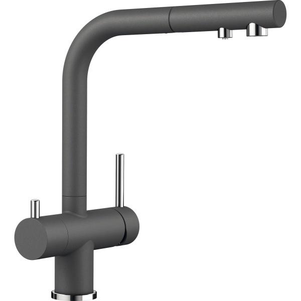 Смеситель для кухни (мойки) Blanco Fontas-S II темная скала