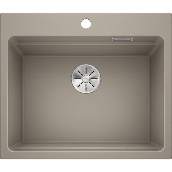 Врезная кухонная мойка Blanco ETAGON 6 SILGRANIT PuraDur серый беж