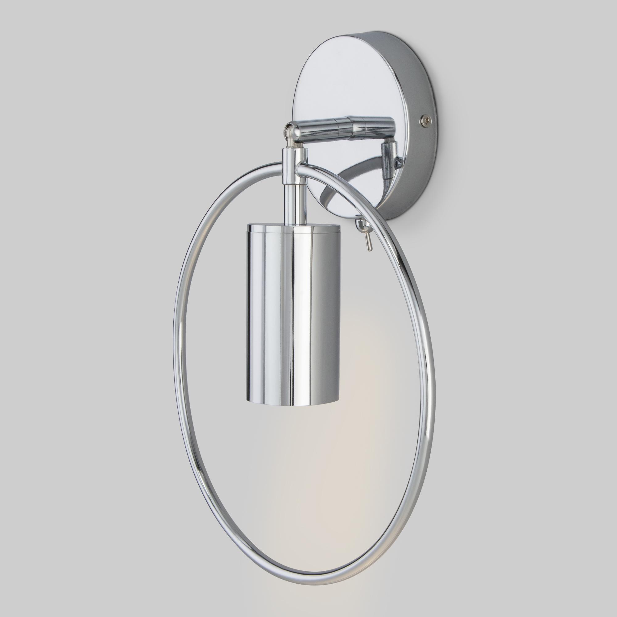 Настенный светильник с выключателем Eurosvet 20094/1 хром