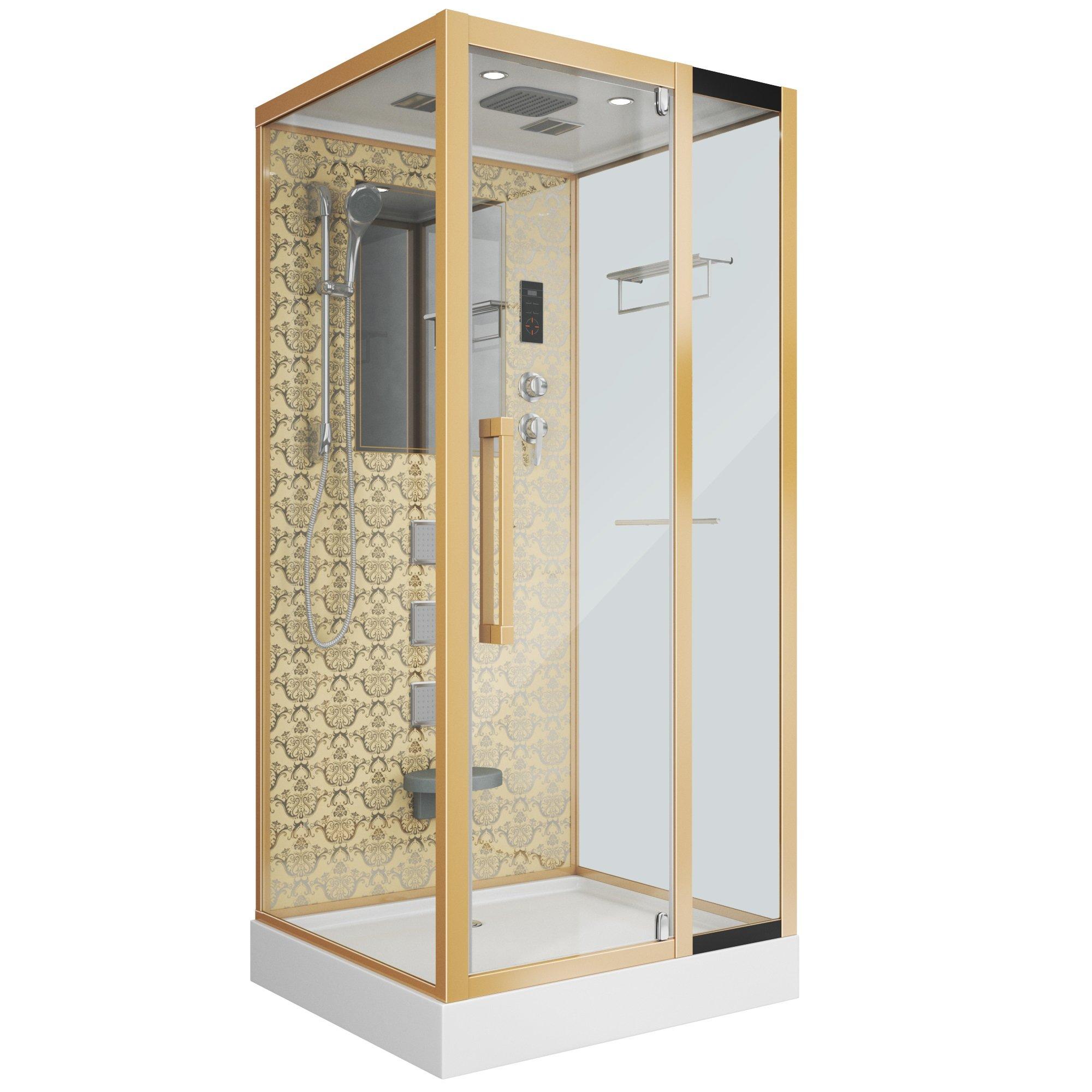 Душевая кабина Niagara Luxe 7714G 100x90 низкий поддон (5 мест)