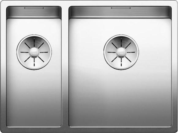 Врезная кухонная мойка Blanco CLARON 340/180-IF (чаша справа) нержавеющая сталь